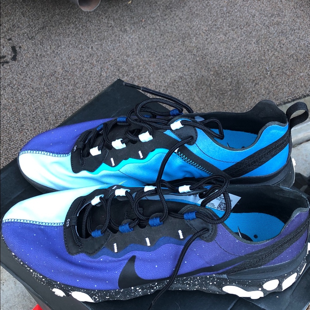 Nike Kids Purple and Blue Sneakers